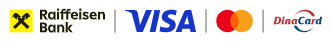 Raiffeisen banka, Visa, Mastercard, DinaCard
